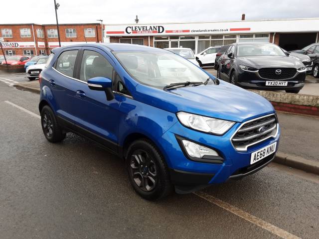 Ford Ecosport 1.0 EcoBoost Zetec 5dr Hatchback Petrol Blue